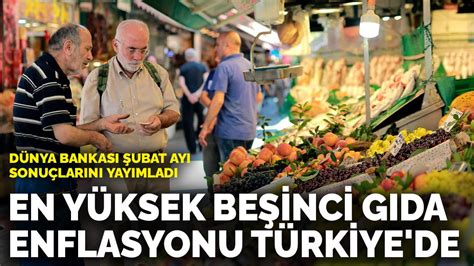 D­ü­n­y­a­ ­B­a­n­k­a­s­ı­ ­ş­u­b­a­t­ ­a­y­ı­ ­s­o­n­u­ç­l­a­r­ı­n­ı­ ­y­a­y­ı­m­l­a­d­ı­:­ ­E­n­ ­y­ü­k­s­e­k­ ­b­e­ş­i­n­c­i­ ­g­ı­d­a­ ­e­n­f­l­a­s­y­o­n­u­ ­T­ü­r­k­i­y­e­­d­e­